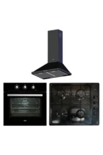Alveus 3 Siyah Ankastre Set ( He 715 Bk - Hlx 640 Bk - Dbt 60 Bk )