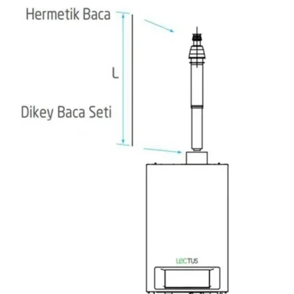 Baymak Lectus Dikey Baca Seti 100/150 L1250 RMH 65-90-115 kw